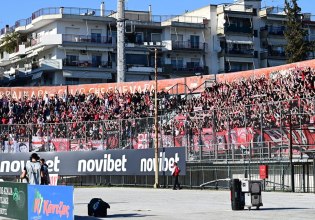 Ολυμπιακός: Φοβερή ατμόσφαιρα στις Σέρρες – Πάνω από 4.000 οπαδοί στο πλευρό της ομάδας (pics)