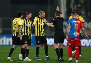 Βόλος – ΑΕΚ 2-2: Ο Ρέλβας κράτησε «όρθια» την «Ένωση» στο 90+8′