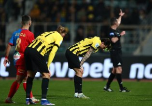Βόλος – ΑΕΚ 2-2: Ο Ρέλβας κράτησε «όρθια» την «Ένωση» στο 90+8′