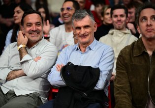 Στο ΣΕΦ για το Ολυμπιακός – Παναθηναϊκός Μεντιλίμπαρ, Πάσπαλι και Κωστούλας (vid+pics)