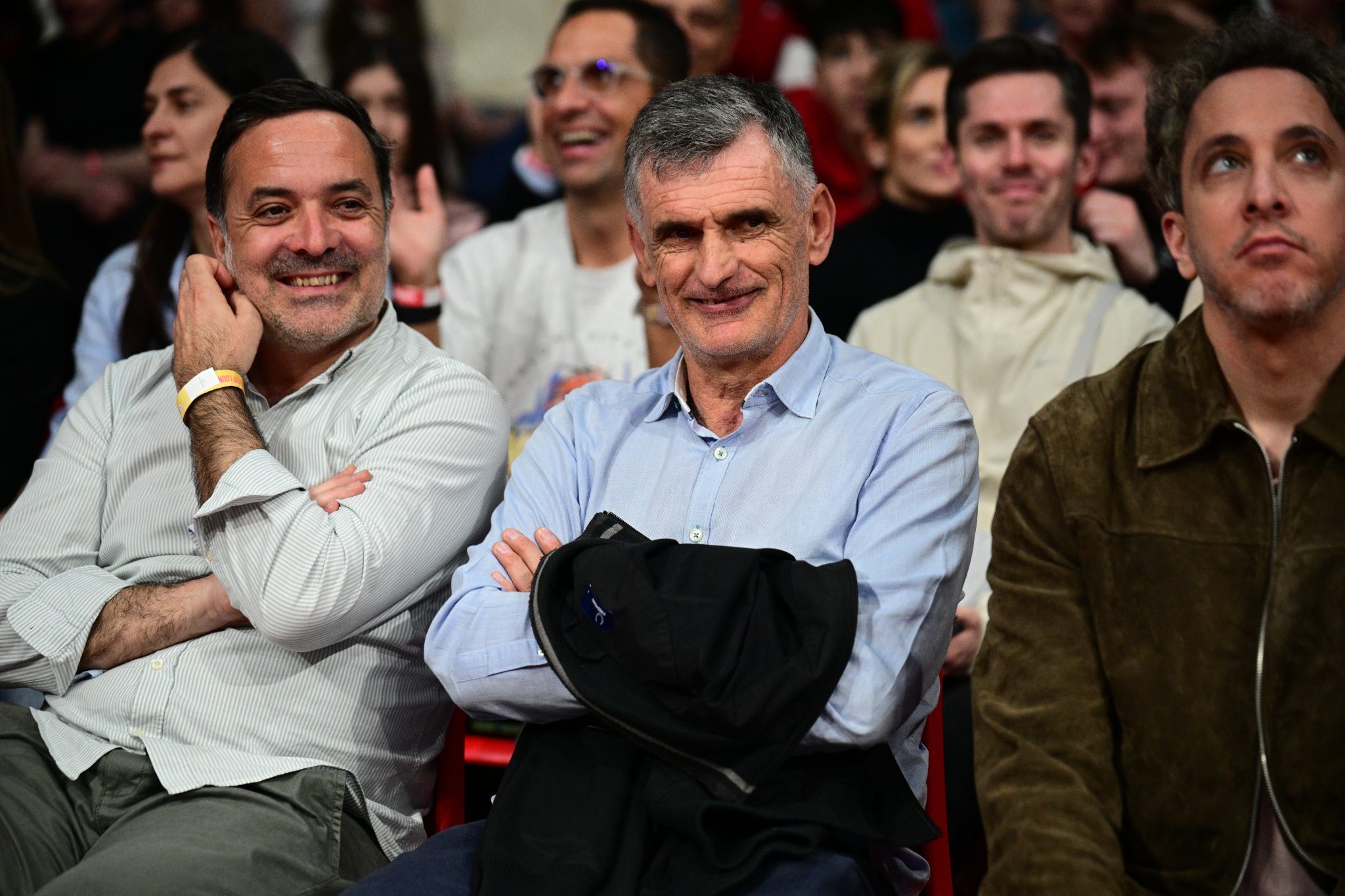 Στο ΣΕΦ για το Ολυμπιακός – Παναθηναϊκός Μεντιλίμπαρ, Πάσπαλι και Κωστούλας (vid+pics)