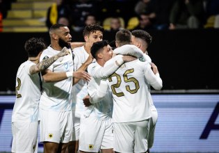 Το 1-0 της ΑΕΚ επί της Τσέλιε με κεφαλιά του Βάργκα (vid)