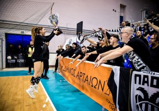 ΠΑΟΚ – Αναγέννηση Άρτας 26-18: Κυπελλούχες για όγδοη φορά οι «ασπρόμαυρες» (vid)