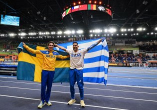 Ντουπλάντις: «Ο Καραλής με πίεσε πολύ, απολαμβάνω να αγωνίζομαι εναντίον του» (vid)