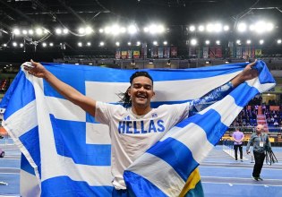 Ο Καραλής συνεχίζει να γράφει ιστορία: Έγινε ο πρώτος με τρία μετάλλια στα Παγκόσμια κλειστού