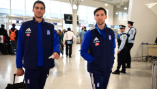 H αναχώρηση της Εθνικής για το φιλικό στην Ουγγαρία (vids)