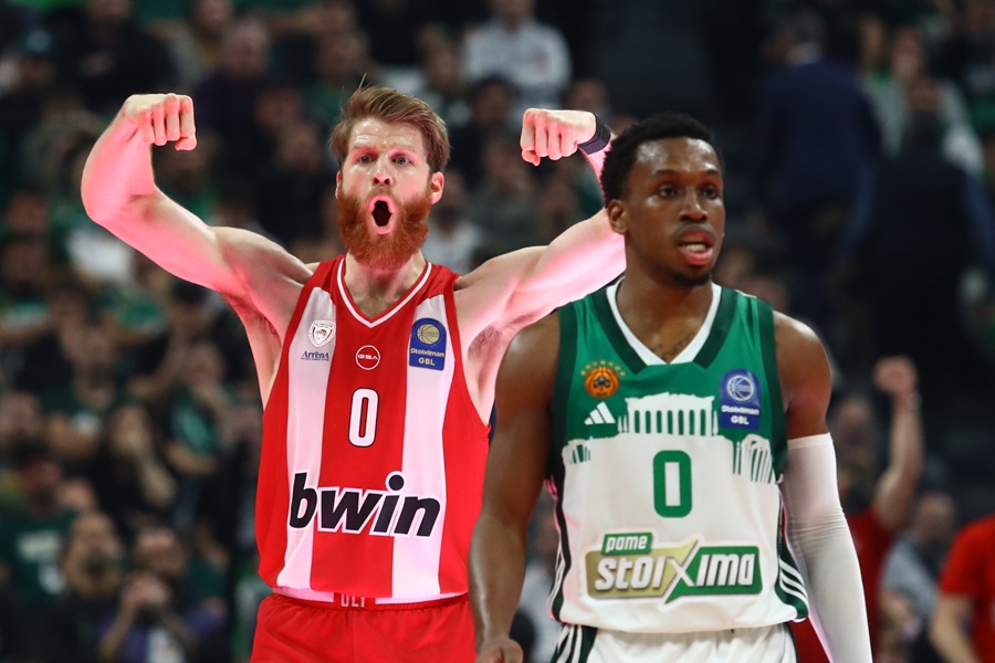 Παναθηναϊκός – Ολυμπιακός 94-101: Ανώτεροι οι «ερυθρόλευκοι», πέρασαν με «100άρα» από το ΟΑΚΑ