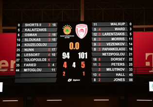 Παναθηναϊκός – Ολυμπιακός: Τι έγραψαν οι διαιτητές στο φύλλο αγώνα