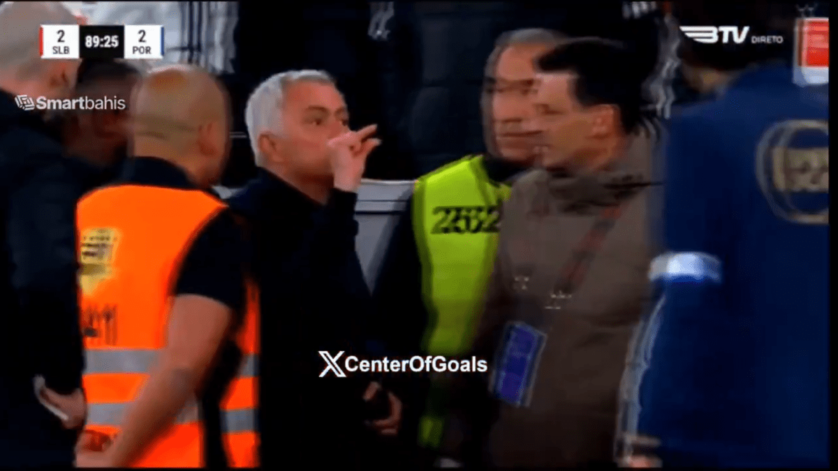 «Τρελάθηκε» ο Ζοσέ Μουρίνιο στο ντέρμπι με την Πόρτο (vid)