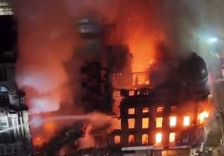 Γλασκώβη: Φωτιά κατέστρεψε τον σιδηροδρομικό σταθμό – Κατέρρευσε μέρος του κτιρίου