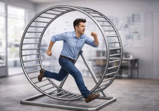 Παγιδευμένοι στον τροχό του χάμστερ: Δουλεύουμε περισσότερο, παράγουμε λιγότερο