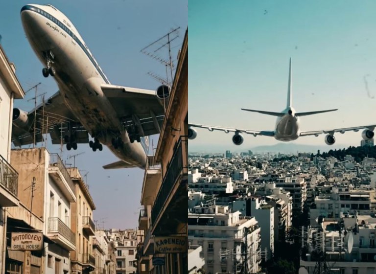 Όταν ένα Boeing σκέπασε τον ουρανό της Αθήνας – Νέο βίντεο ΑΙ για την πτήση που χαρακτηρίστηκε το «θαύμα της αεροπορίας»
