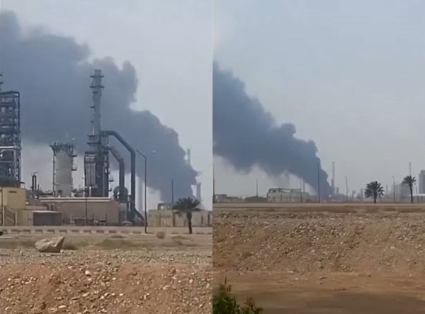 Στόχος ιρανικής επίθεσης το διυλιστήριο στη Σαουδική Αραβία – Βίντεο από τα πλήγματα