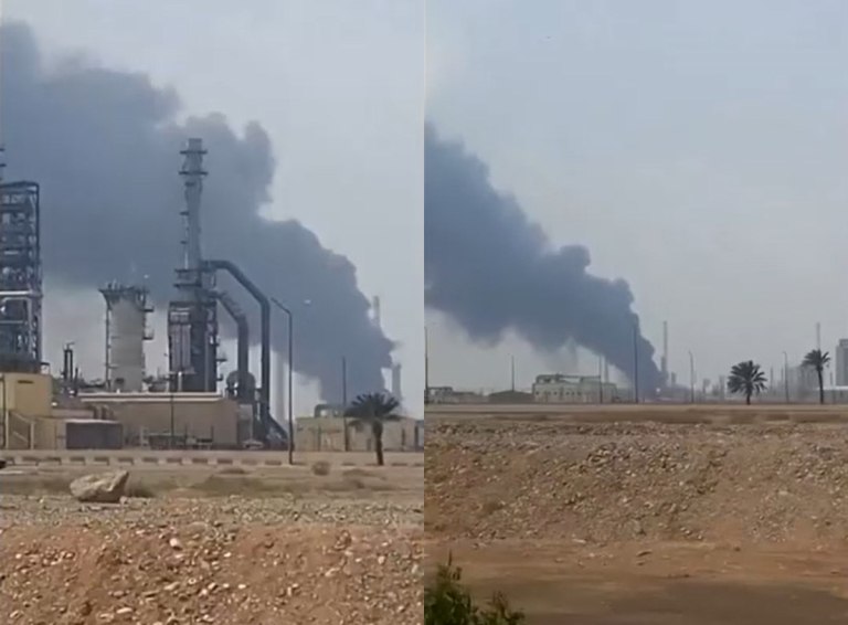 Στόχος ιρανικής επίθεσης το διυλιστήριο στη Σαουδική Αραβία – Βίντεο από τα πλήγματα
