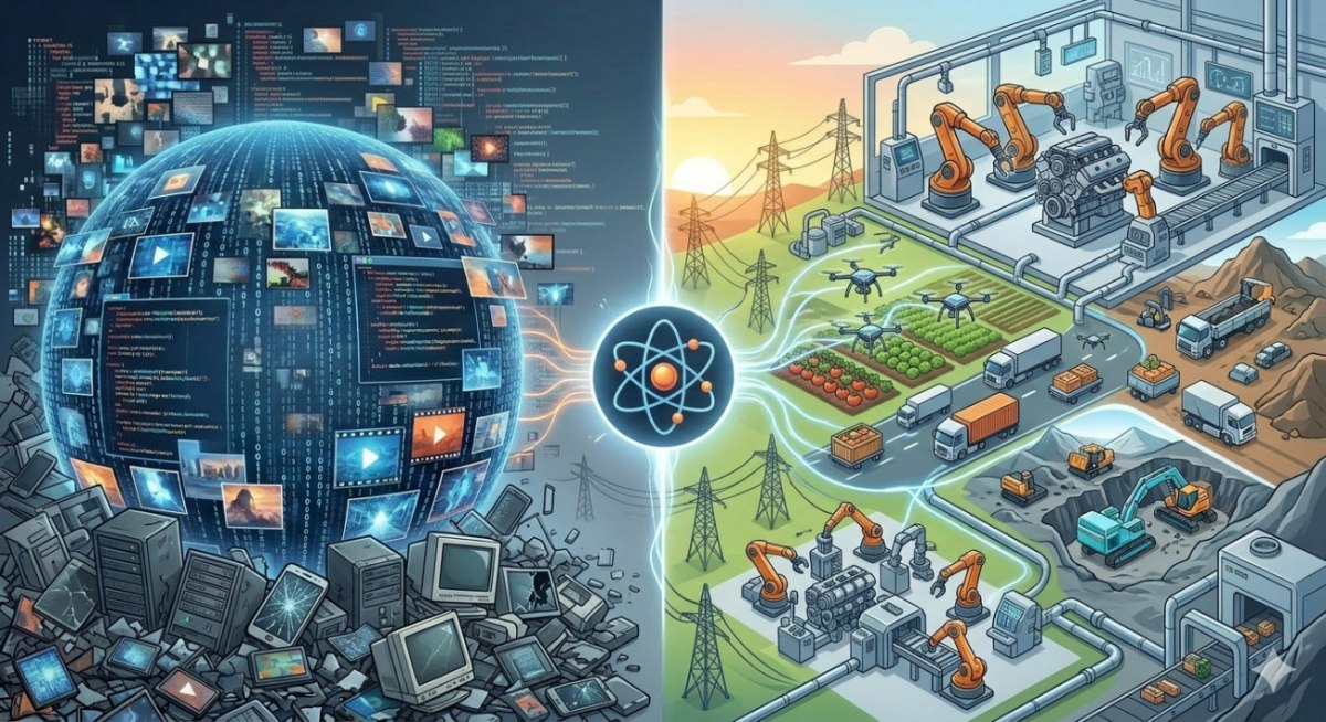 Η «εκδίκηση» του πραγματικού κόσμου: Γιατί οι επενδυτές γυρίζουν την πλάτη στο λογισμικό