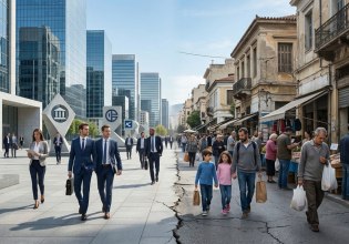 Η ελληνική οικονομία των δύο ταχυτήτων και το πικρό ποτήρι της καθημερινότητας