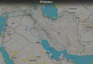 Μέση Ανατολή: Χάος στις αεροπορικές μετακινήσεις – Χάρτης δείχνει τα αεροσκάφη να απομακρύνονται