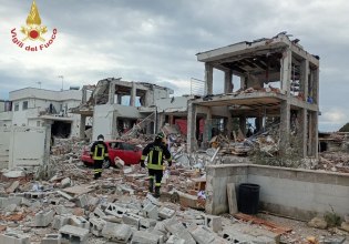 Ρώμη: Ισχυρή έκρηξη με δύο σοβαρά τραυματίες – Τρεις πολυκατοικίες κατέρρευσαν