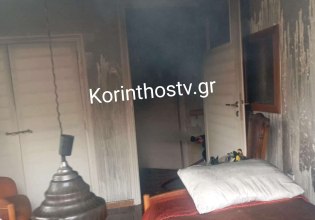 Χωρίς αισθήσεις απεγκλωβίστηκε ηλικιωμένη από πυρκαγιά σε κατοικία στη Νεμέα