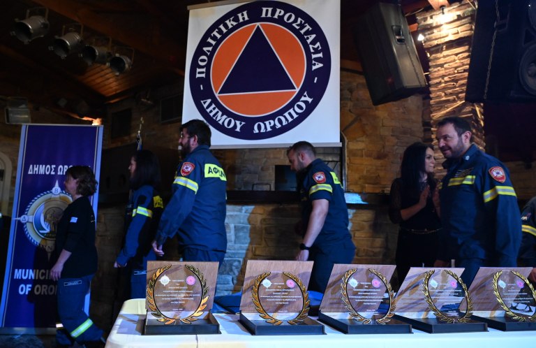 Βραβεύτηκαν οι εθελοντές του Δήμου Ωρωπού