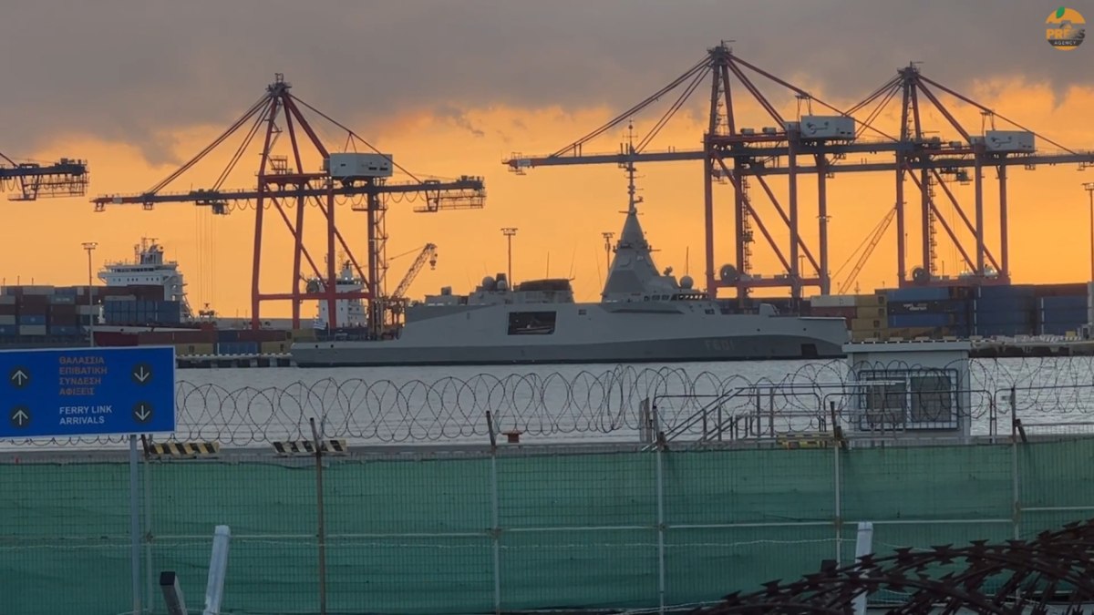 Βίντεο με την επιβλητική φρεγάτα «Κίμων» στο λιμάνι της Λεμεσού – Ελληνική «ασπίδα» στην Κύπρο