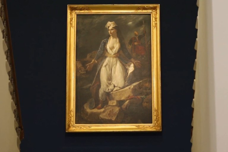 Ιστορική στιγμή: Στο Μεσολόγγι ο πίνακας του Ντελακρουά για τα 200 χρόνια από την Έξοδο