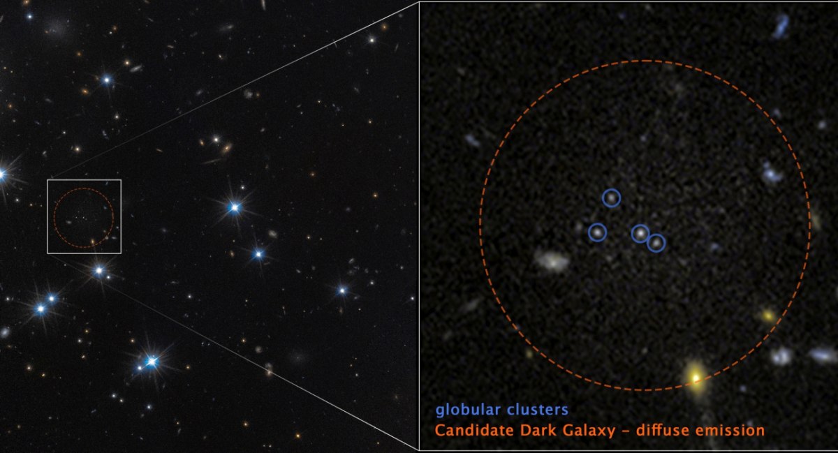 «Αόρατος» γαλαξίας αποτελείται κατά 99,9% από σκοτεινή ύλη
