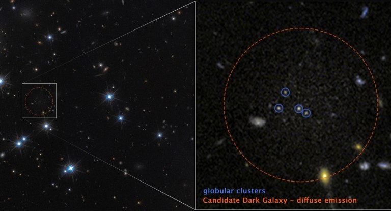«Αόρατος» γαλαξίας αποτελείται κατά 99,9% από σκοτεινή ύλη