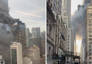 Αναστάτωση στο Μανχάταν: Μεγάλη φωτιά σε ουρανοξύστη πριν την μεγάλη παρέλαση του Αγίου Πατρικίου