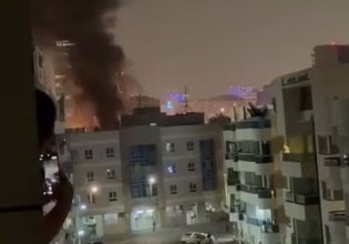 Η στιγμή που ιρανικό drone χτυπά στο προξενείο των ΗΠΑ στο Ντουμπάι