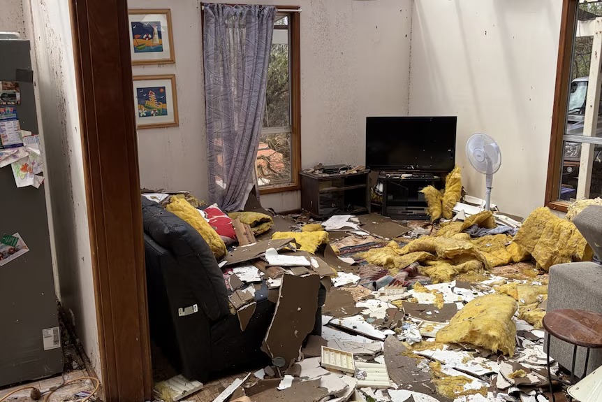 Ο κυκλώνας προκάλεσε καταστροφές στο Χιλ Σπρινγκς Στέισον (Brett Hopkinson)