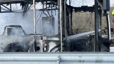 Θεσσαλονίκη: Φωτιά σε λεωφορείο του ΚΤΕΛ – Κάηκε ολοσχερώς