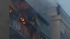 Γκύζη: Φωτιά σε διαμέρισμα από έκρηξη φιάλης – Εκτοξεύτηκε στην απέναντι πολυκατοικία