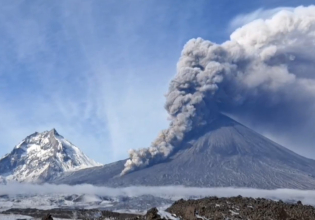 Ρωσία: Ξύπνησε το ηφαίστειο Σιβελούτς στην Καμτσάτκα – Εκτόξευσε τέφρα σε ύψος 11.000 μέτρων