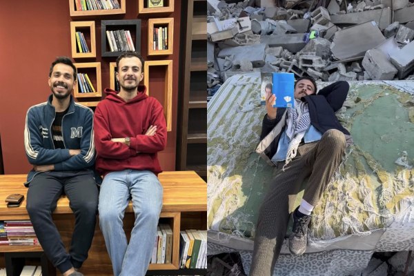 Δύο παιδικοί φίλοι από την Παλαιστίνη κατάφεραν να χτίσουν μια βιβλιοθήκη εν μέσω γενοκτονίας στη Γάζα