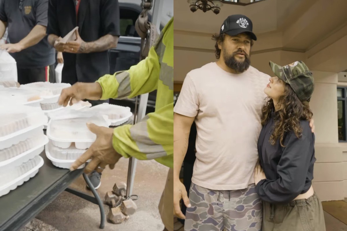 Ο Τζέισον Μομόα προσφέρει βοήθεια στους πλημμυροπαθείς της Χαβάης