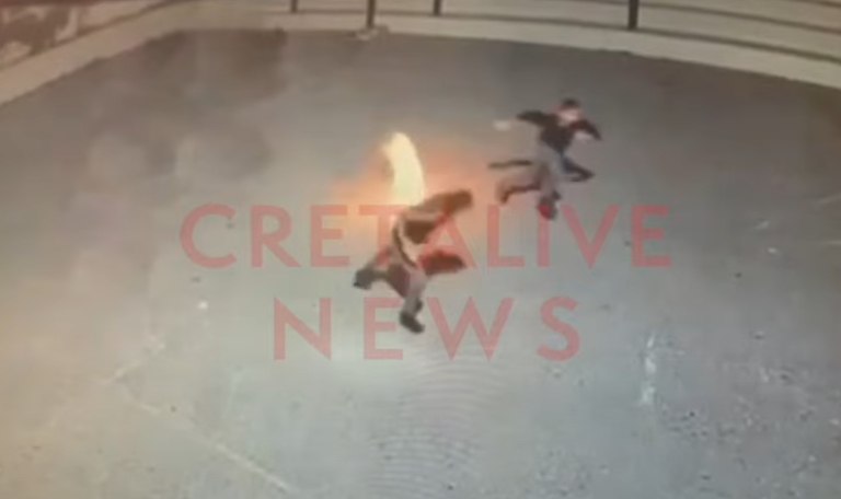 Ηράκλειο: Νέα βίντεο από την έκρηξη σε αυλή σχολείου – Ελεύθεροι με περιοριστικούς όρους οι ανήλικοι