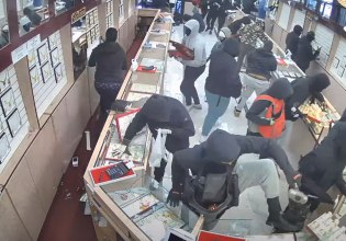 Κινηματογραφική ληστεία στην Καλιφόρνια – 20 ληστές εισβάλουν σε κοσμηματοπωλείο και αρπάζουν λεία 1,4 εκατ. ευρώ σε 1 λεπτό