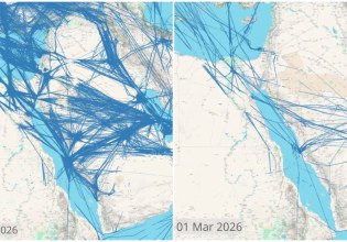 Flightradar24: Πώς άλλαξε η αεροπορική κίνηση λόγω του πολέμου στη Μέση Ανατολή