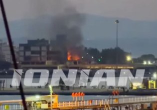 Φωτιά στο κτίριο του παλαιού Λιμεναρχείου στην Πάτρα