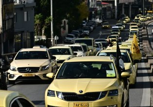 Σε απεργία διαρκείας οι οδηγοί ταξί σε όλη τη χώρα από την Τρίτη 17 Μαρτίου