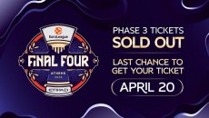Euroleague: Sold out και τα εισιτήρια της τρίτης φάσης πώλησης για το Final Four στο ΟΑΚΑ