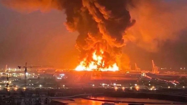 Ιράκ: Πλήγμα στην πολυεθνική βάση στο Ερμπίλ – Στις φλόγες μέρος του αεροδρομίου