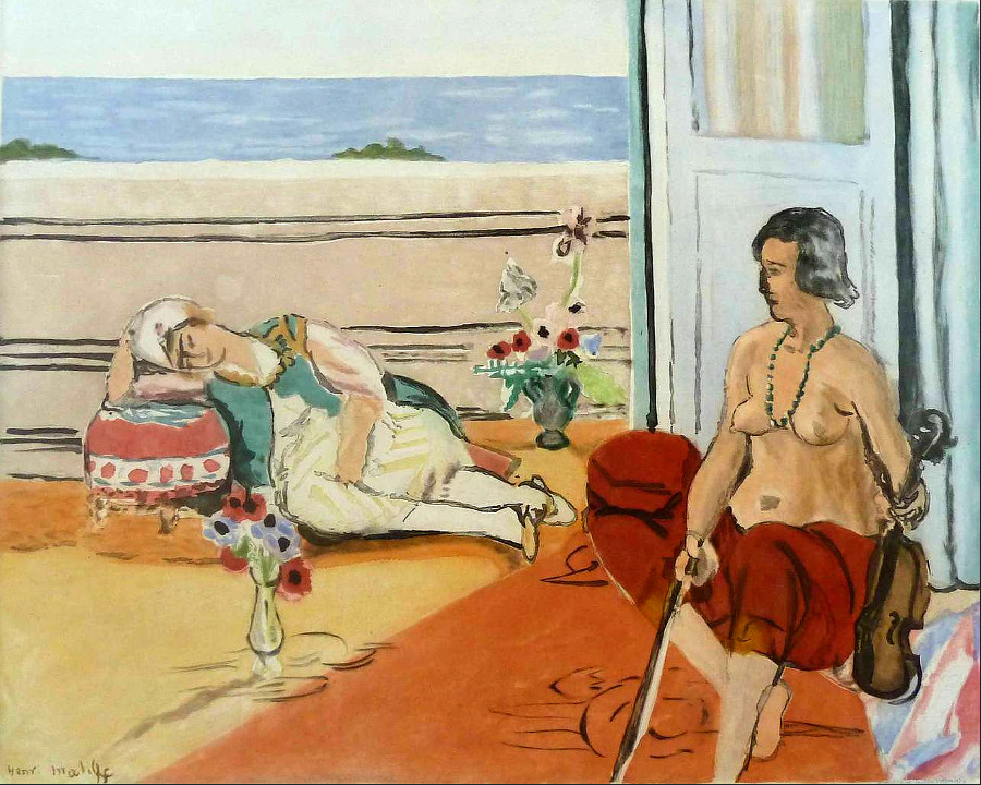 Odalisque on the Terrace, 1922, Ανρί Ματίς