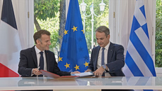 Εννέα συμφωνίες υπέγραψαν Μητσοτάκης και Μακρόν – Τι περιλαμβάνουν