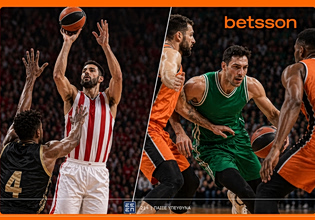 Betsson: Ολυμπιακός – Μονακό και Βαλένθια – Παναθηναϊκός πράξη δεύτερη με κορυφαίες Ενισχυμένες Αποδόσεις