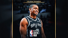 Έκτος παίκτης της σεζόν στο ΝΒΑ ο Κέλντον Τζόνσον (pic, vid)