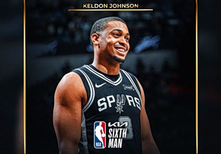 Έκτος παίκτης της σεζόν στο ΝΒΑ ο Κέλντον Τζόνσον (pic, vid)