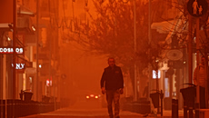 Κρήτη: Ορατή από το Διάστημα η αφρικανική σκόνη που έπνιξε το νησί – Δορυφορική εικόνα