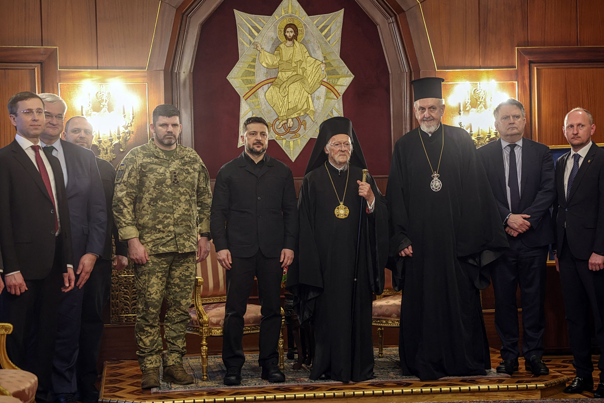 Ο Οικουμενικός Πατριάρχης Βαρθολομαίος και ο Βολοντίμιρ Ζελένσκι συναντήθηκαν στην Κωνσταντινούπολη